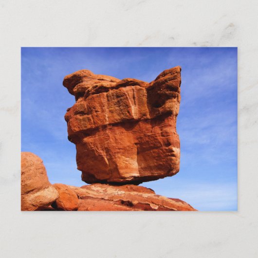 Balanced Rock, Garden of the Gods Briefkaart (Voorkant)