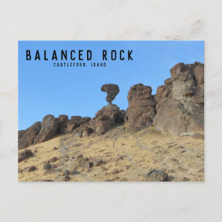 Balanced Rock Idaho Foto Briefkaart