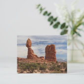 Balanced Rock in Arches National Park, Moab, Utah Briefkaart (Staand voorkant)
