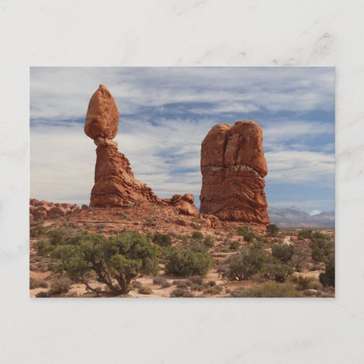 Balanced Rock in Arches National Park, Moab, Utah Briefkaart (Voorkant)