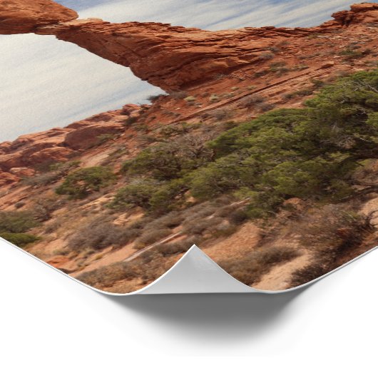 Balanced Rock in Arches National Park, Moab, Utah Poster (Hoek)