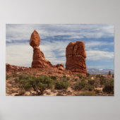 Balanced Rock in Arches National Park, Moab, Utah Poster (Voorkant)