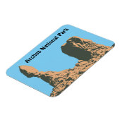 Balanced rock in Arches National Park - Utah, VS Magneet (Linkerzijde)