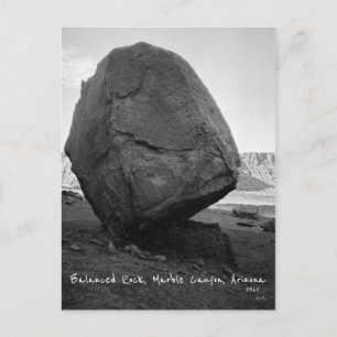 Balanced Rock, Marble Canyon, Arizona, Verenigde S Briefkaart