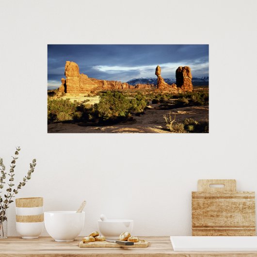 Balanced Rock Panoramic Poster (Keuken)