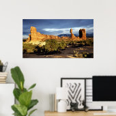 Balanced Rock Panoramic Poster (Thuiskantoor)
