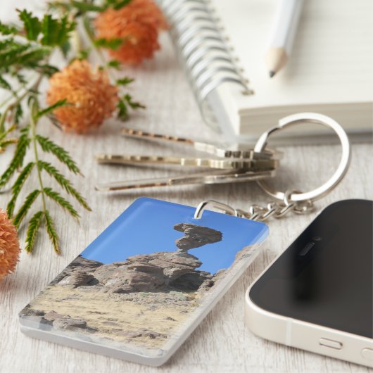 Balanced Rock Photo Sleutelhanger (Voorkant Rechts)