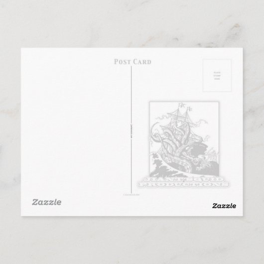 Balanced Rock Post Card Briefkaart (Achterkant)