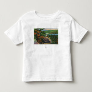 Balanced Rock Uitzicht of Fulton Chain of Lakes Kinder Shirts