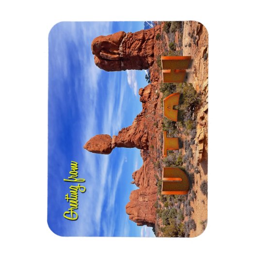 Balanced Rock, Utah Magneet (Verticaal)