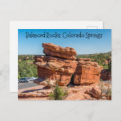 Balanced Rocks, Colorado Springs, Colorado Briefkaart (Voorkant / Achterkant)