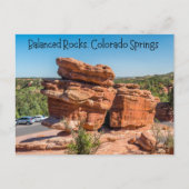 Balanced Rocks, Colorado Springs, Colorado Briefkaart (Voorkant)