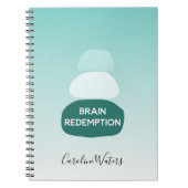 Balanced Zen Stones Brain Injury Recovery-metafoor Notitieboek (Voorkant)