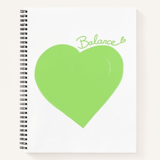 Balanceer je stemming -  notitieboek (Voorkant)