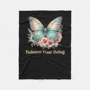 Balanceer je wezen fleece deken