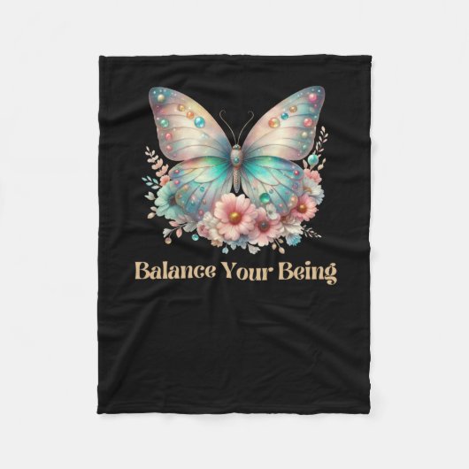 Balanceer je wezen fleece deken (Voorkant)