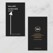 Balanceerpilootdriehoeksplatformtechniek Visitekaartje (Voorkant / Achterkant)