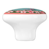 balancerende flamingo keramische knop (Zijkant)