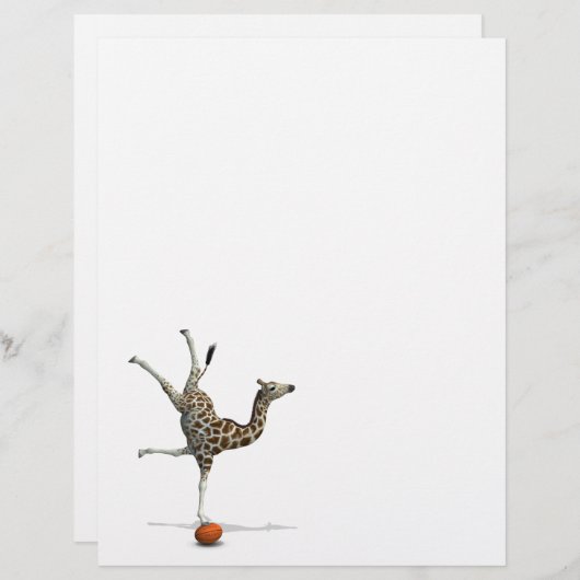 Balancerende Giraffe (Voorkant / Achterkant)