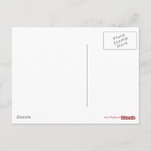 Balancing Acrobat Circus Poster Briefkaart (Achterkant)