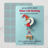 Balancing Act Verjaardag gepersonaliseerd Kaart (Voorkant / Achterkant)