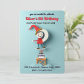 Balancing Act Verjaardag gepersonaliseerd Kaart (Staand voorkant)