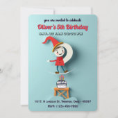 Balancing Act Verjaardag gepersonaliseerd Kaart (Voorkant)