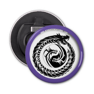 Balancing Dragons Button Flesopener