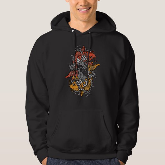 Balancing Koi Hoodie (Voorkant)