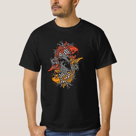 Balancing Koi T-shirt (Voorkant)