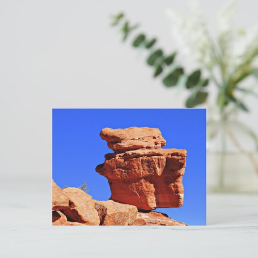 Balancing Rock Briefkaart (Staand voorkant)