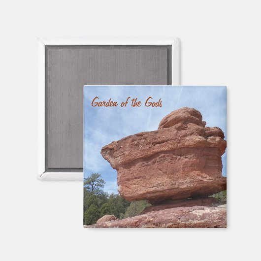 Balancing Rock- Garden of the Gods Magneet (Voorkant / Achterkant)