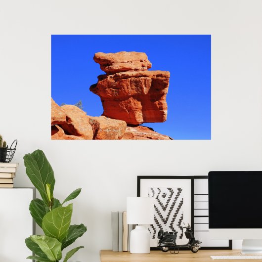 Balancing Rock Poster (Thuiskantoor)