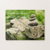 Balancing Rocks Philippians 4:13 Legpuzzel (Horizontaal)