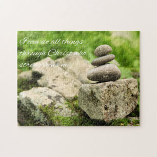Balancing Rocks Philippians 4:13 Legpuzzel
