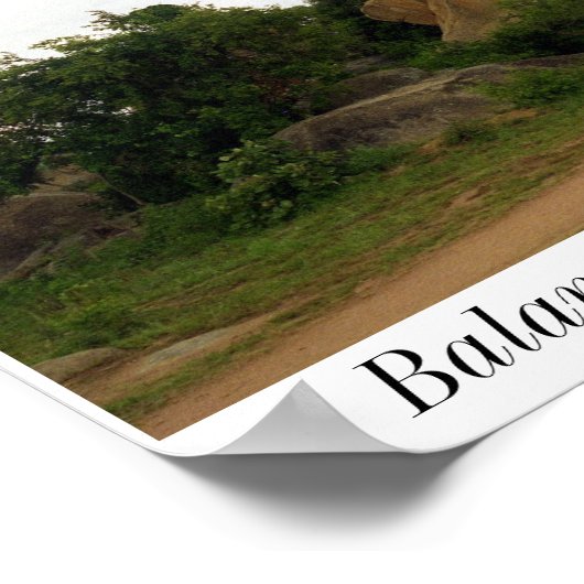 Balancing Rocks Ruwa Zimbabwe Poster (Hoek)