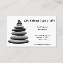Balancing Rocks Yoga Spa Holistische Zelfzorg Visitekaartje