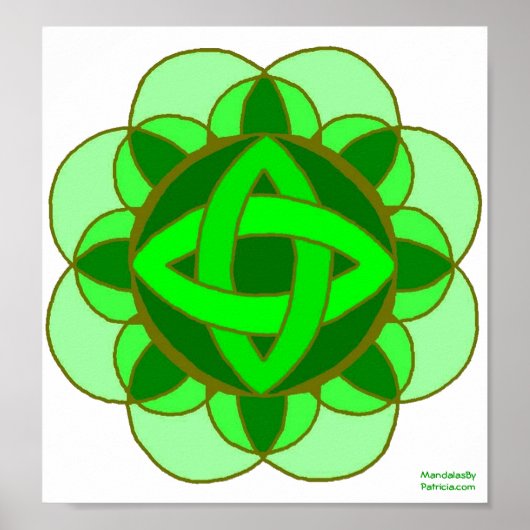 "Balancing the Heart Chakra"-Poster Poster (Voorkant)
