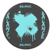 Balans Abstract Hockey Puck - Cool Cyberpunk (Voorkant)