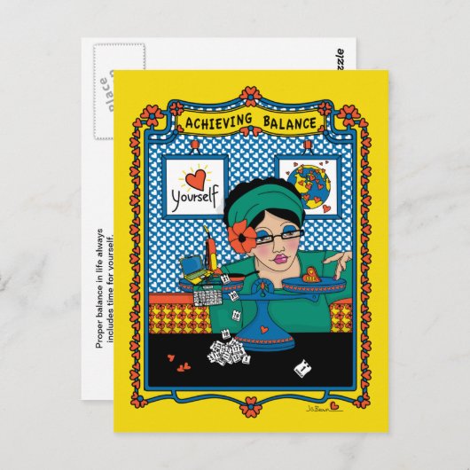 Balans_B_ Briefkaart behalen (Voorkant / Achterkant)