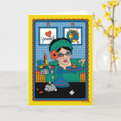 Balans_B_Wenskaart bereiken Kaart (Gele Bloem)