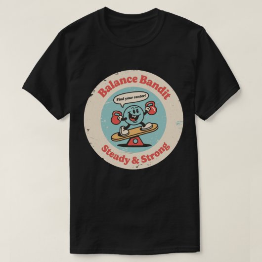 Balans Bandiet Stabiel & Sterk T-shirt (Design voorkant)