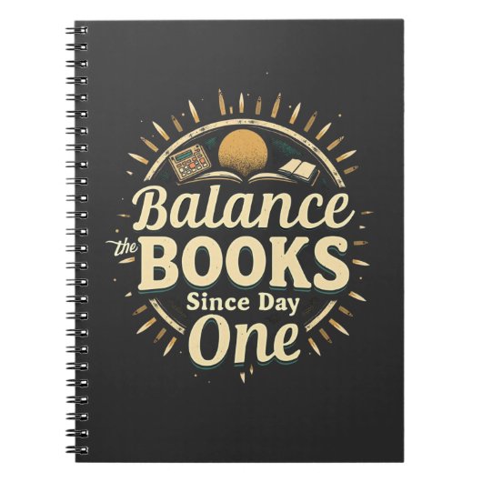 Balans boeken vanaf dag één notitieboek (Voorkant)