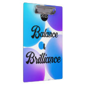 BALANS en BRILLIANCE spiraal Notitieboek Klembord (Rechts)