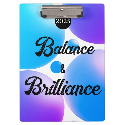 BALANS en BRILLIANCE spiraal Notitieboek Klembord (Voorkant)