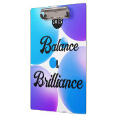 BALANS en BRILLIANCE spiraal Notitieboek Klembord (Links)