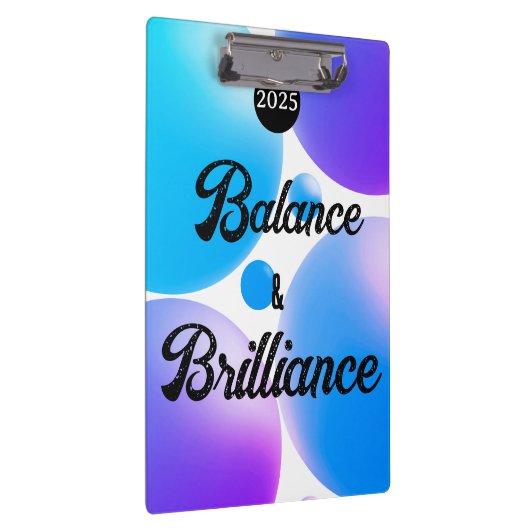 BALANS en BRILLIANCE spiraal Notitieboek Klembord (Rechts)