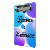 BALANS en BRILLIANCE spiraal Notitieboek Mini Klembord (Angled2)