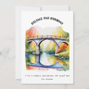 BALANS EN HARMONIE FEESTDAGENKAART