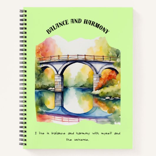 BALANS EN HARMONIE NOTITIEBOEK (Voorkant)